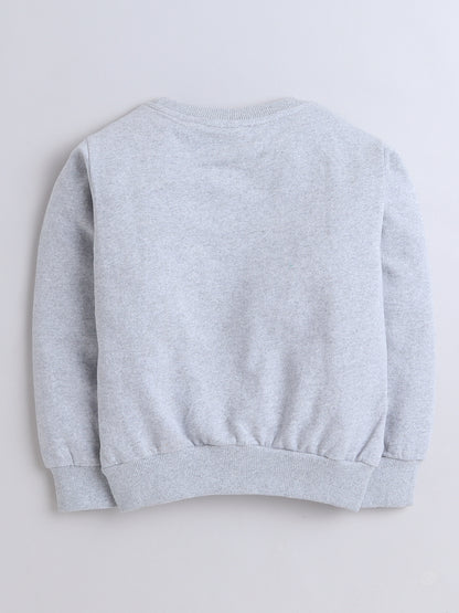 Pack Of 2 Cotton Terry Full Sleeves Solid Sweatshirts - Red & Grey