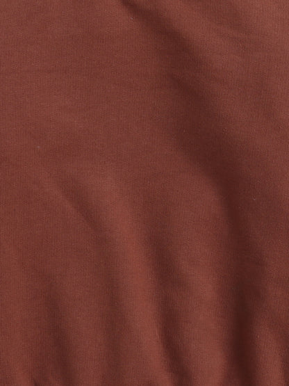 Pack Of 2 Cotton Terry Full Sleeves Solid Sweatshirts - Beige & Brown
