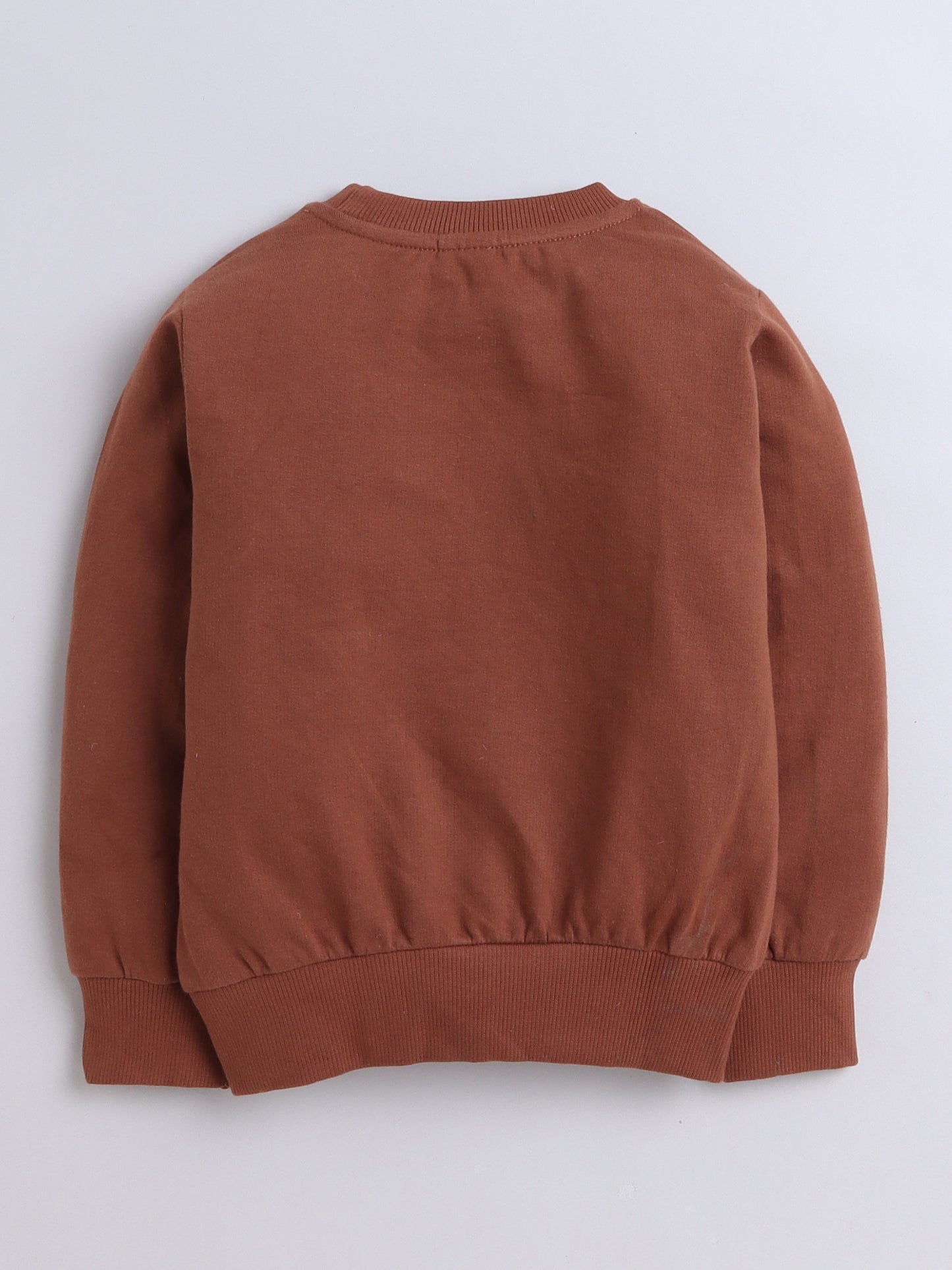 Pack Of 2 Cotton Terry Full Sleeves Solid Sweatshirts - Beige & Brown