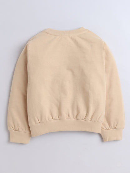Pack Of 2 Cotton Terry Full Sleeves Solid Sweatshirts - Beige & Brown