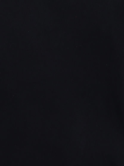 Pack Of 2 Cotton Rib Full Sleeves Solid Tees - Black & Red