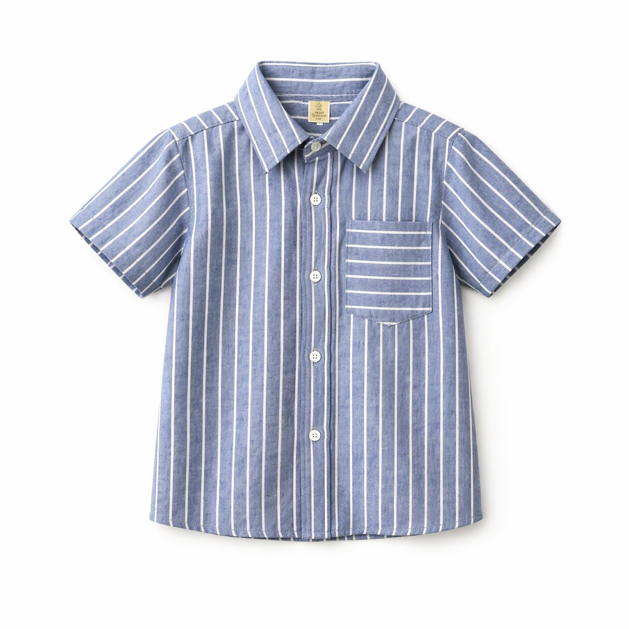 100% Cotton Half Sleeves stripes Shirt
