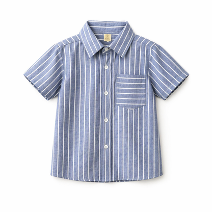 100% Cotton Half Sleeves stripes Shirt