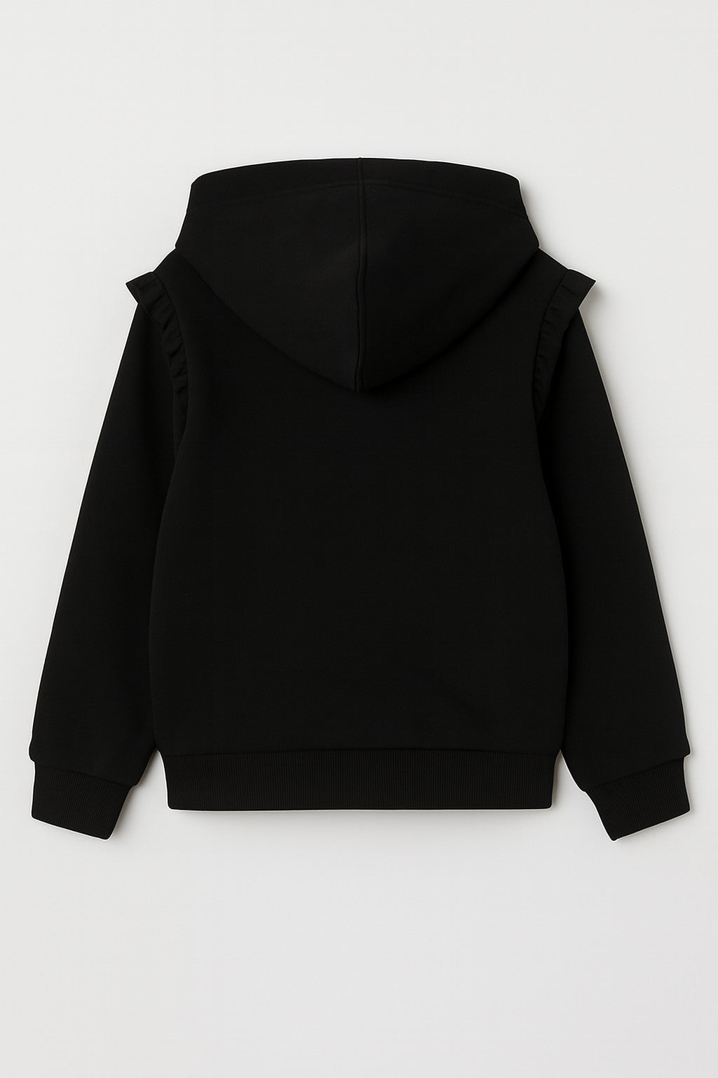 Terry Fabric Full Sleeves Front Zipper Huddy