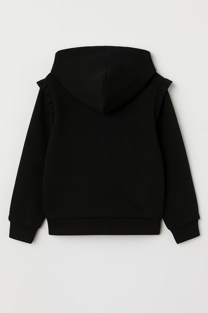 Terry Fabric Full Sleeves Front Zipper Huddy