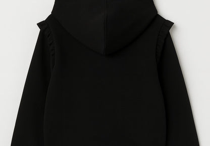 Terry Fabric Full Sleeves Front Zipper Huddy
