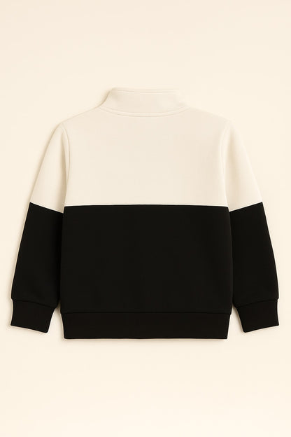 Cotton Fleece Full Sleeves Front Zip Style Sweat-Jacket
