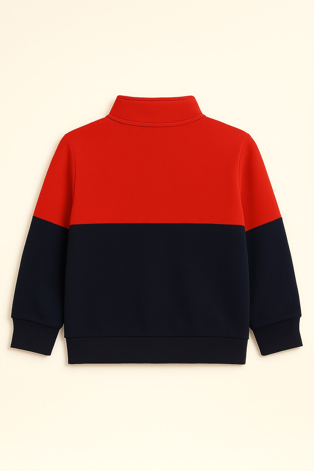 Cotton Fleece Full Sleeves Front Zip Style Sweat-Jacket
