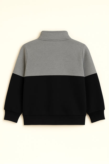 Cotton Fleece Full Sleeves Front Zip Style Sweat-Jacket