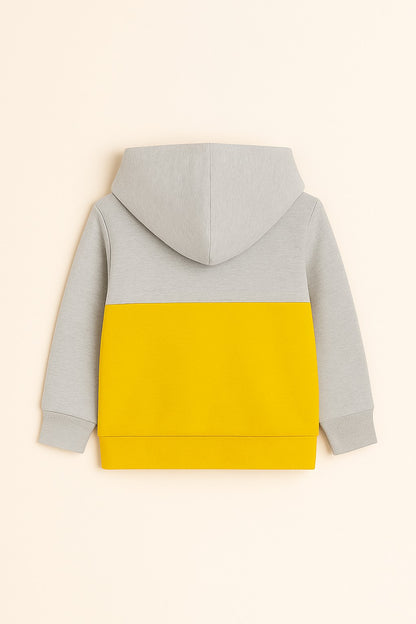 Cotton Fleece Full Sleeves Front Zip Style Sweat-Jacket