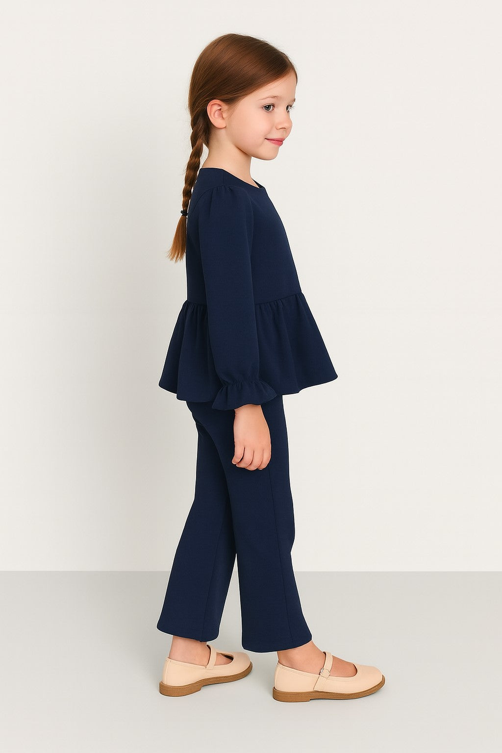 Terry Full Sleeves Front Open Top With Bottom