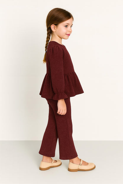 Terry Full Sleeves Front Open Top With Bottom