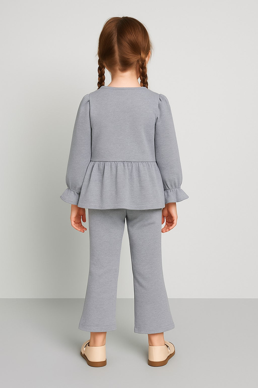 Terry Full Sleeves Front Open Top With Bottom