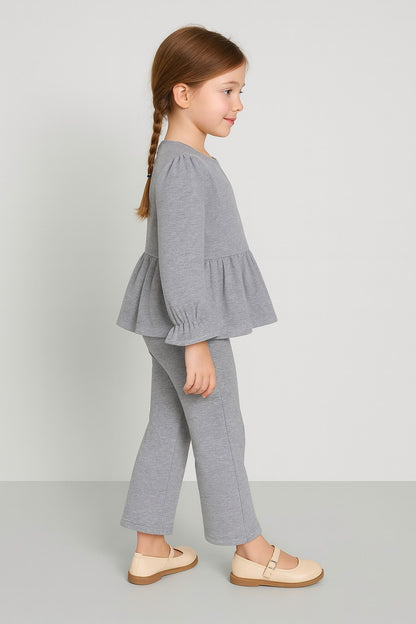 Terry Full Sleeves Front Open Top With Bottom