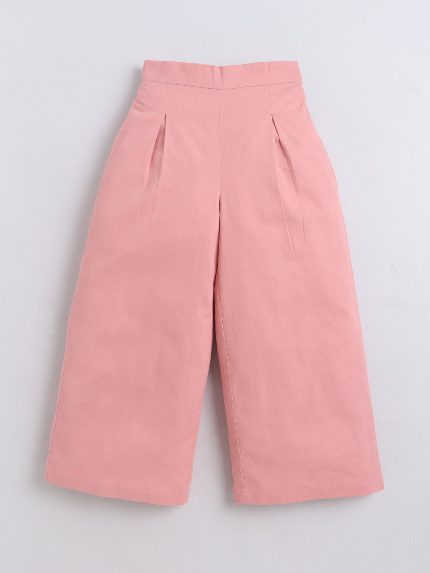 Aww Hunnnie Cotton Sleeveless Crop Top With Pants Co Ords Set