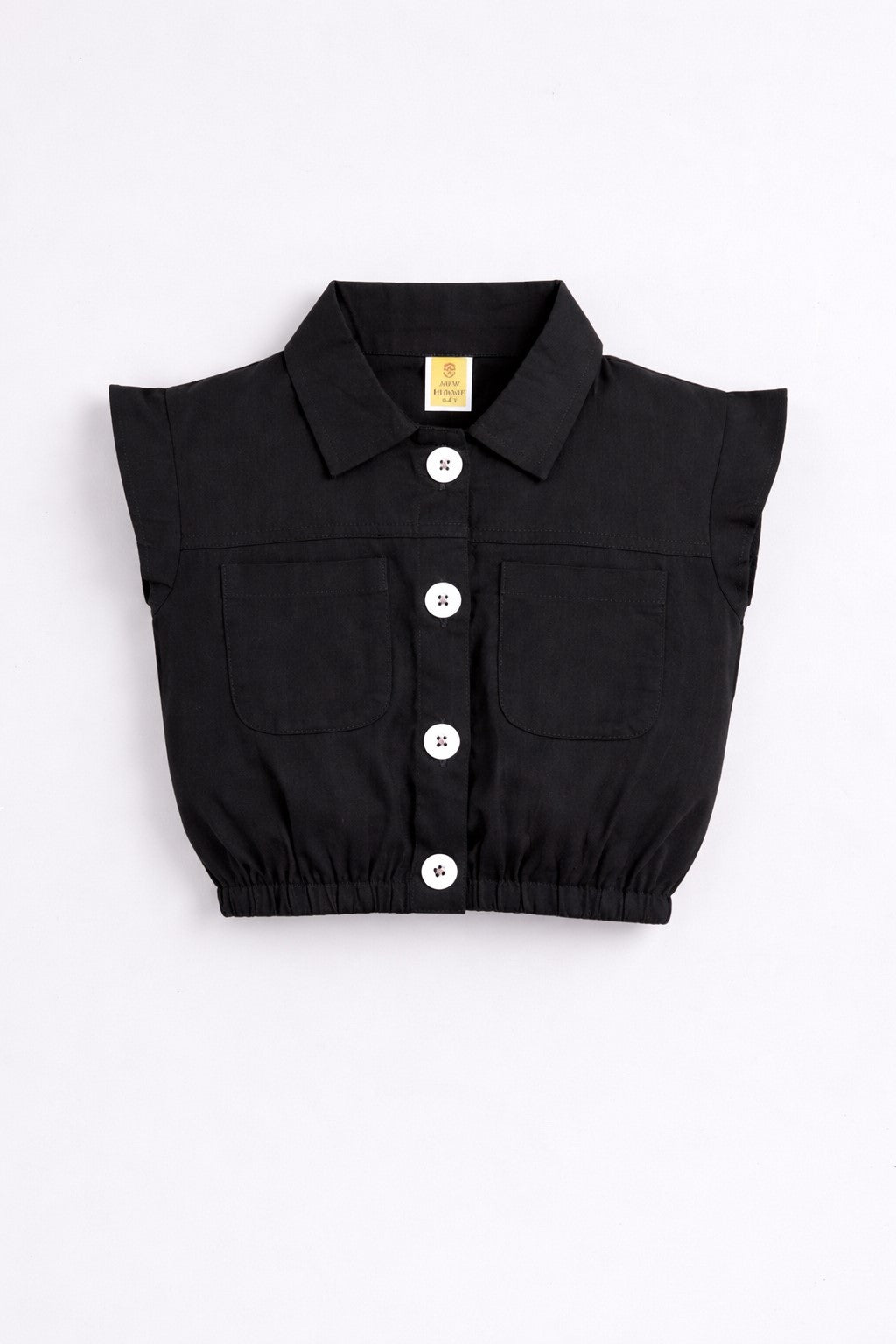 Aww Hunnnie Cotton Sleeveless Crop Top With Pants Co Ords Set