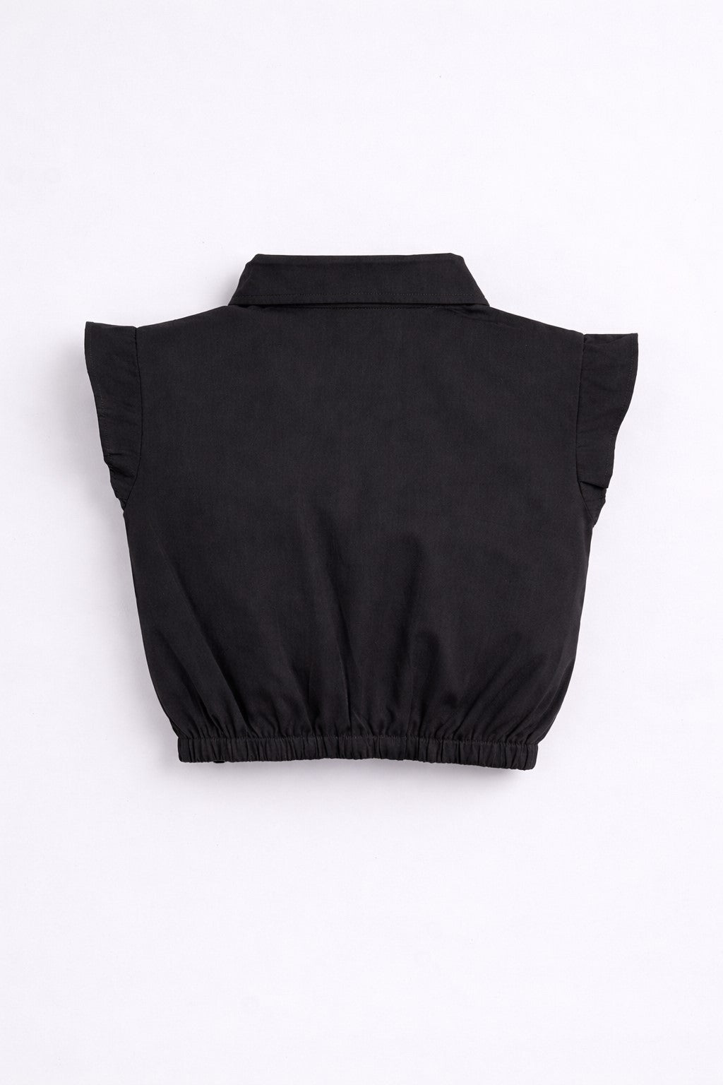Aww Hunnnie Cotton Sleeveless Crop Top With Pants Co Ords Set