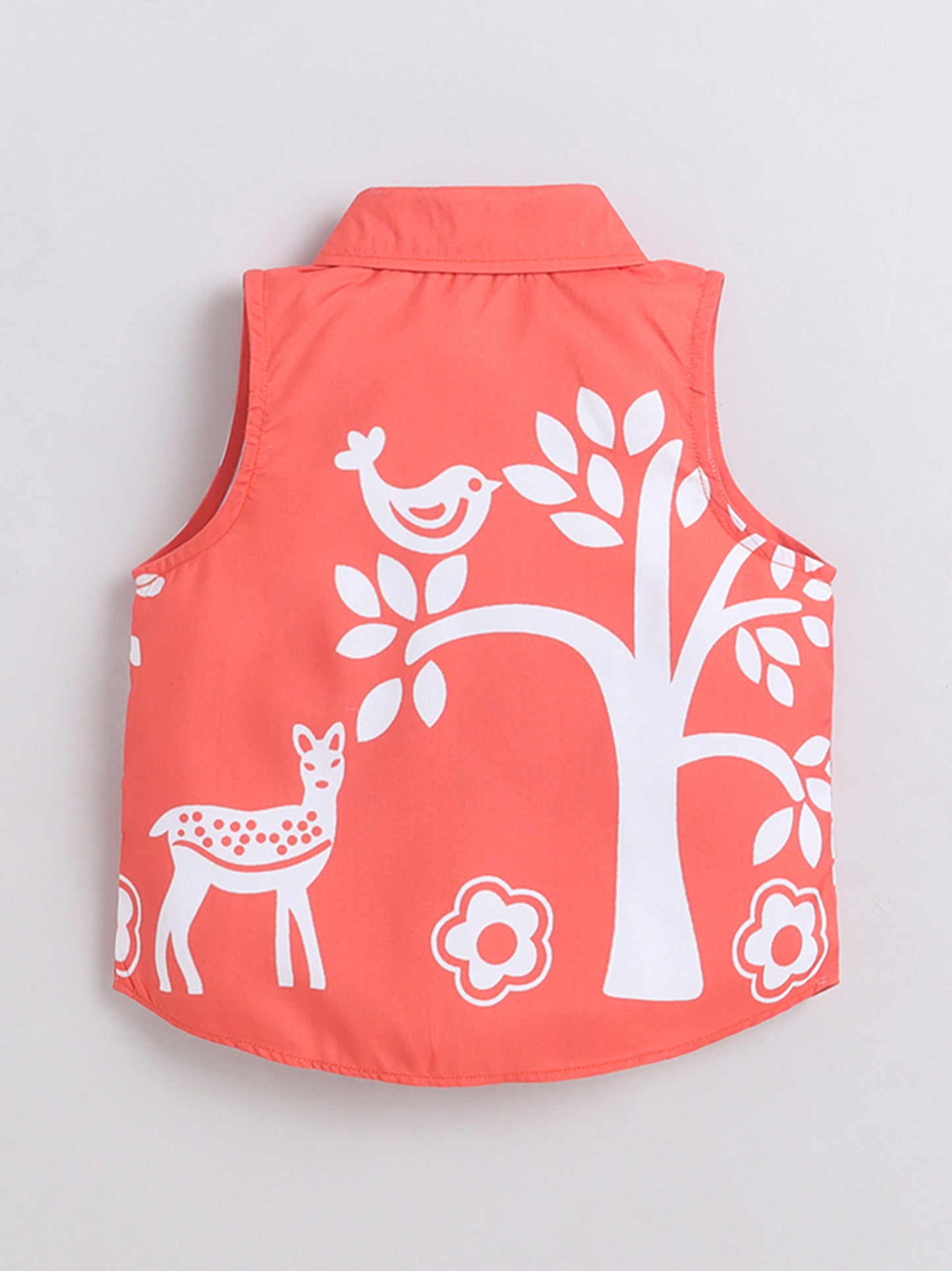 Aww Hunnie Cotton Slub Sleeveless With Bottom Co Ords Set