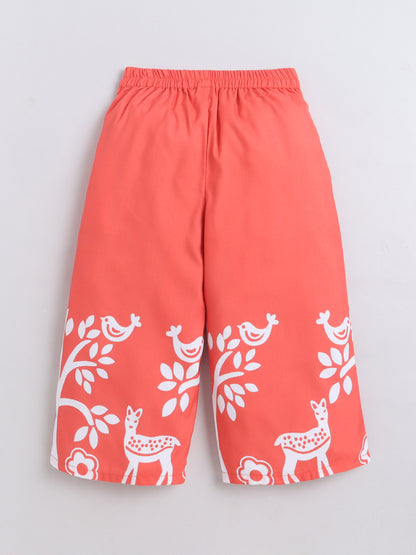 Aww Hunnie Cotton Slub Sleeveless With Bottom Co Ords Set