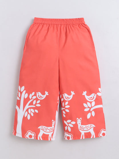 Aww Hunnie Cotton Slub Sleeveless With Bottom Co Ords Set