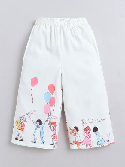 Aww Hunnie Cotton Slub Sleeveless With Bottom Co Ords Set