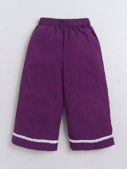 Aww Hunnie Cotton Slub Sleeveless With Bottom Co Ords Set