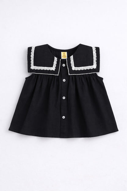 Aww Hunnie Cotton Slub Sleeveless With Bottom Co Ords Set