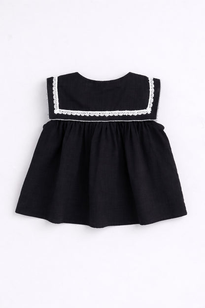 Aww Hunnie Cotton Slub Sleeveless With Bottom Co Ords Set