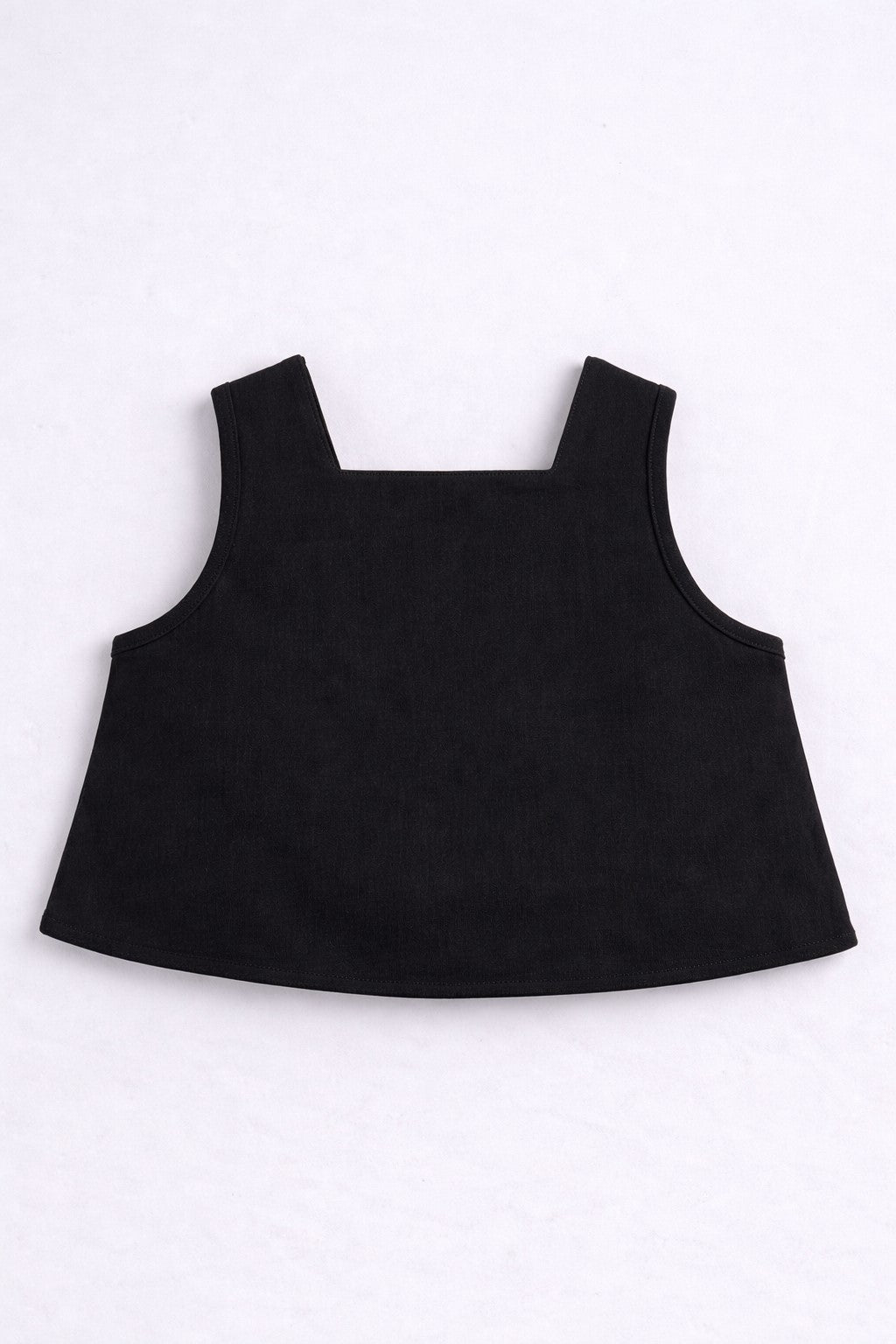 Bananna Crape Fabric Sleeveless Pearl Design Crop Top With Bottom Co Ords Set