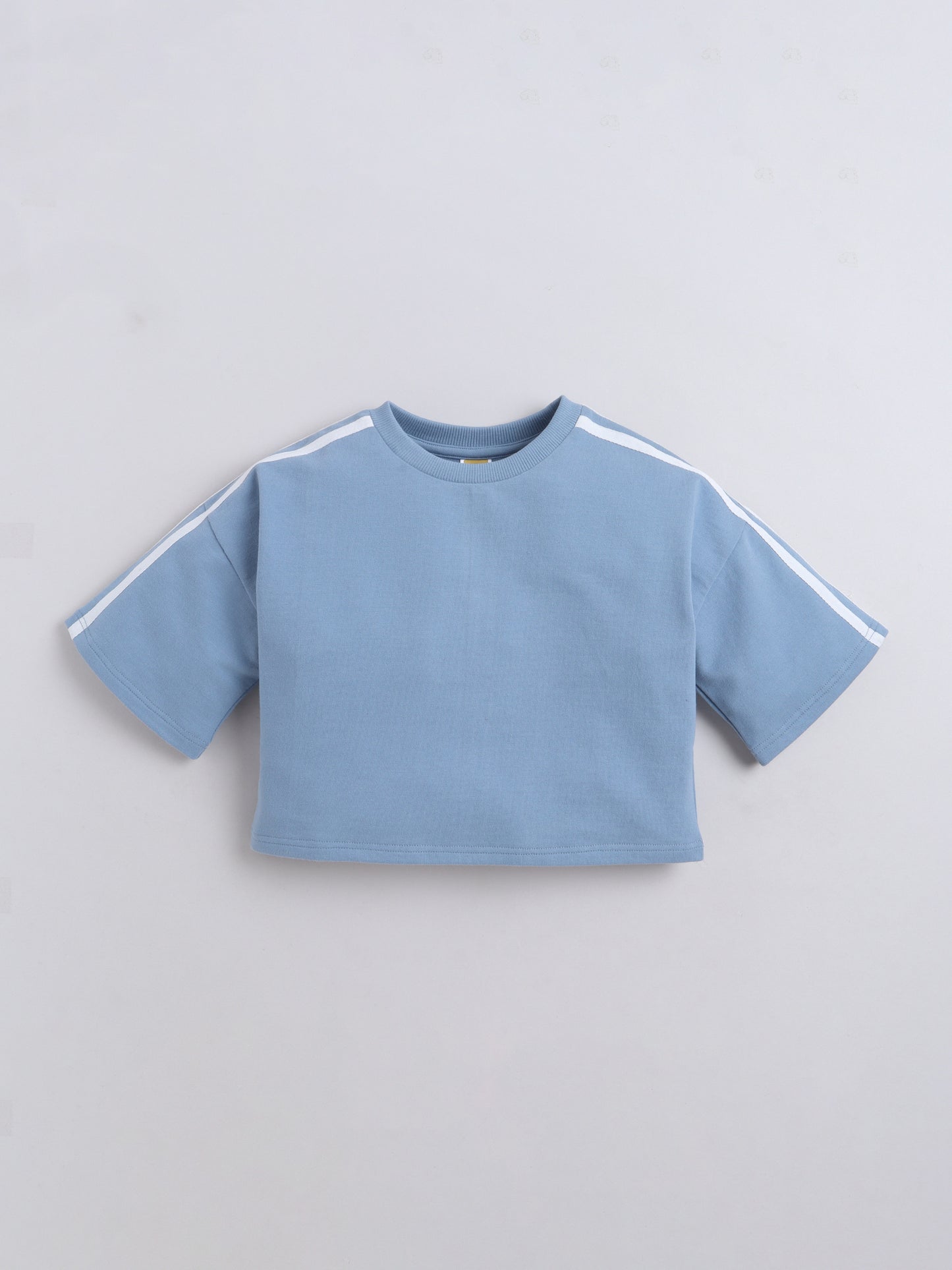 Cotton Terry Half Sleeves Loss Fit T-shirt With Shorts Unisex Co Ords