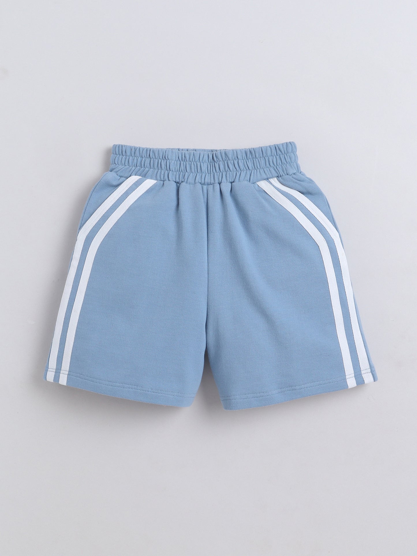 Cotton Terry Half Sleeves Loss Fit T-shirt With Shorts Unisex Co Ords