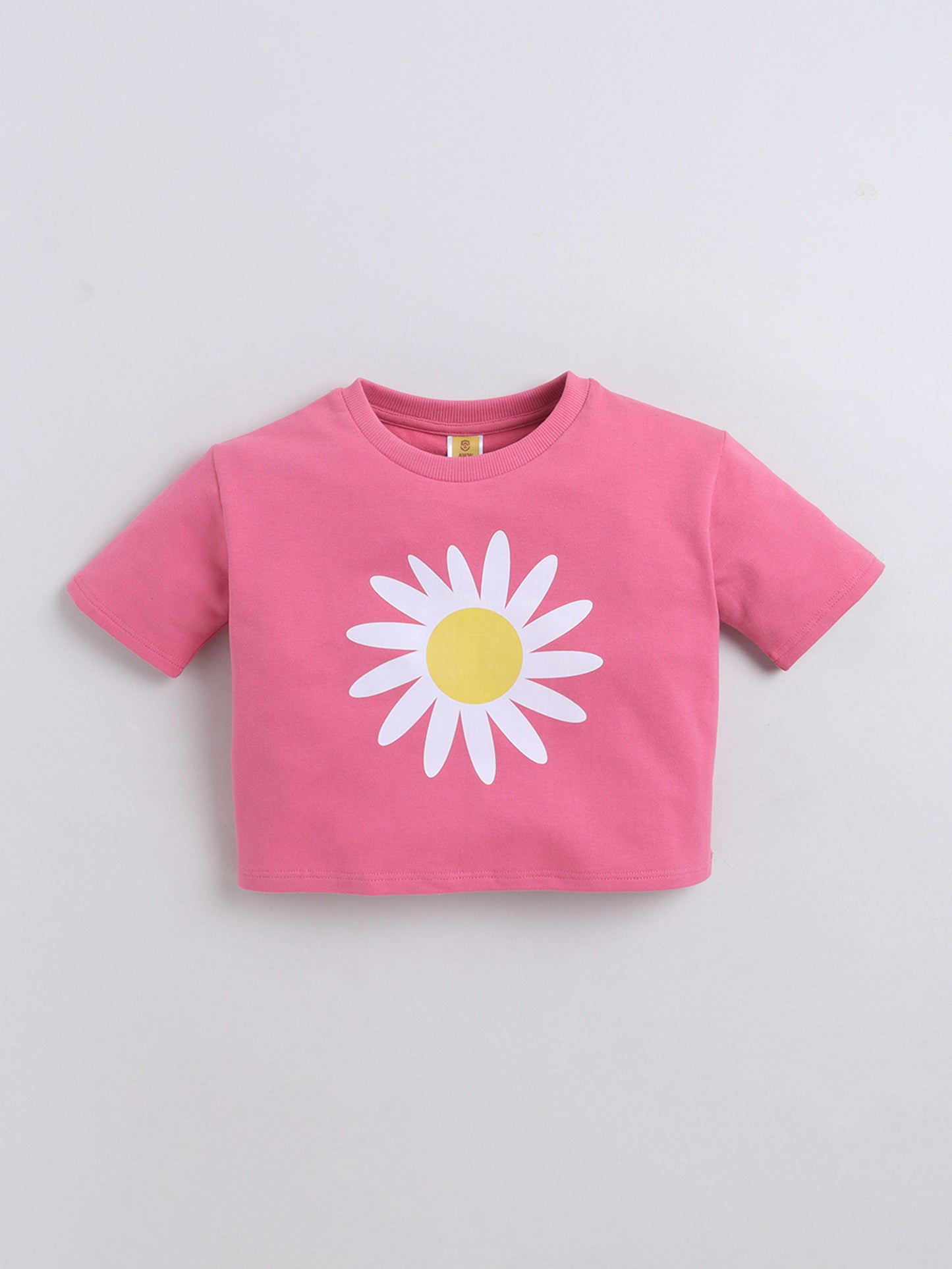 Cotton Terry Half Sleeves Loss Fit T-shirt With Shorts Co Ords