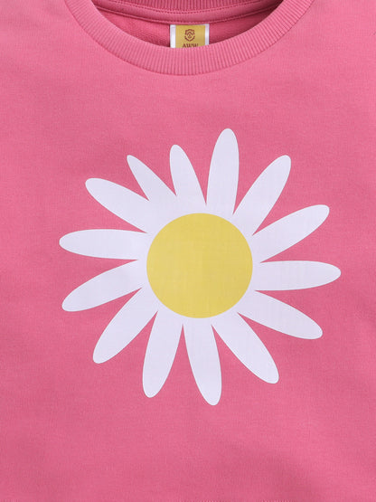 Cotton Terry Half Sleeves Loss Fit T-shirt With Shorts Co Ords