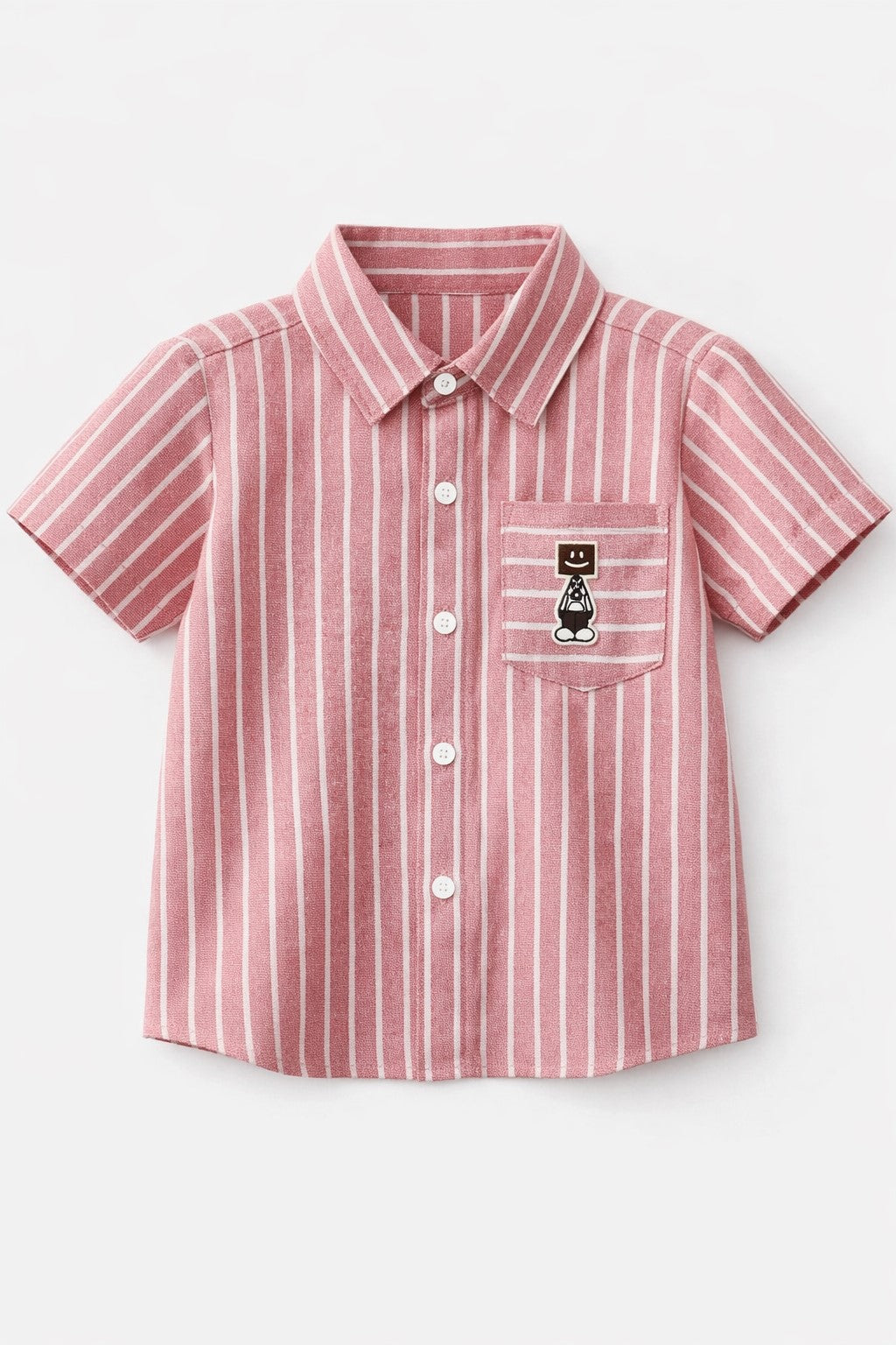 100% Cotton Half Sleeves stripes Shirt