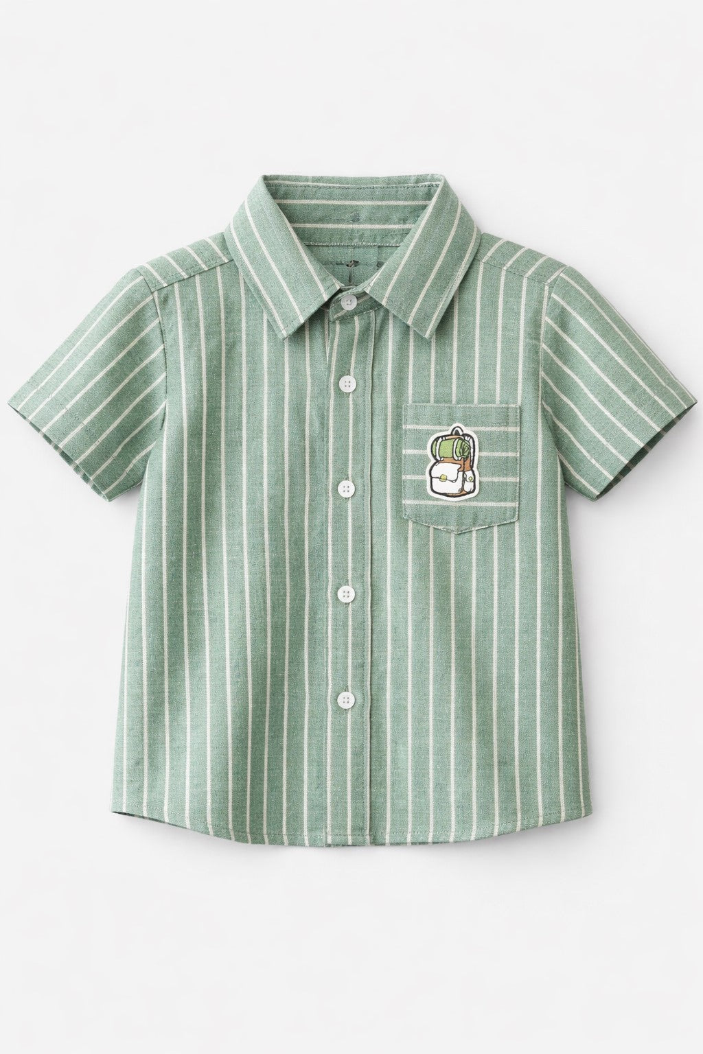 100% Cotton Half Sleeves stripes Shirt