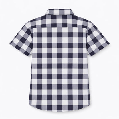 100% Cotton Half Sleeves Check Shirt