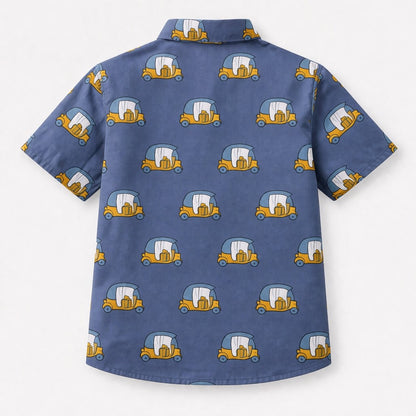 Cotton Half Sleeves Printed Shirt