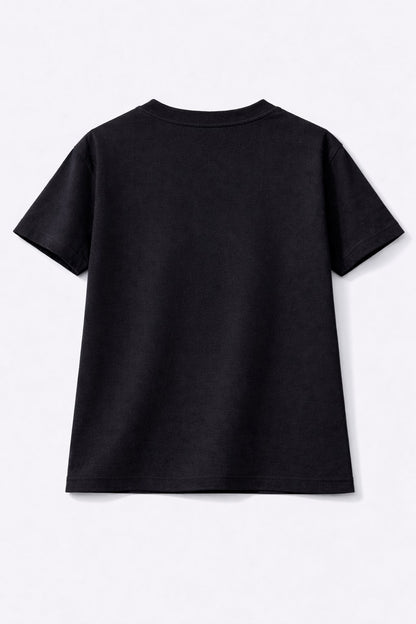 100% Cotton jersey Half Sleeves Owl Print T-Shirt