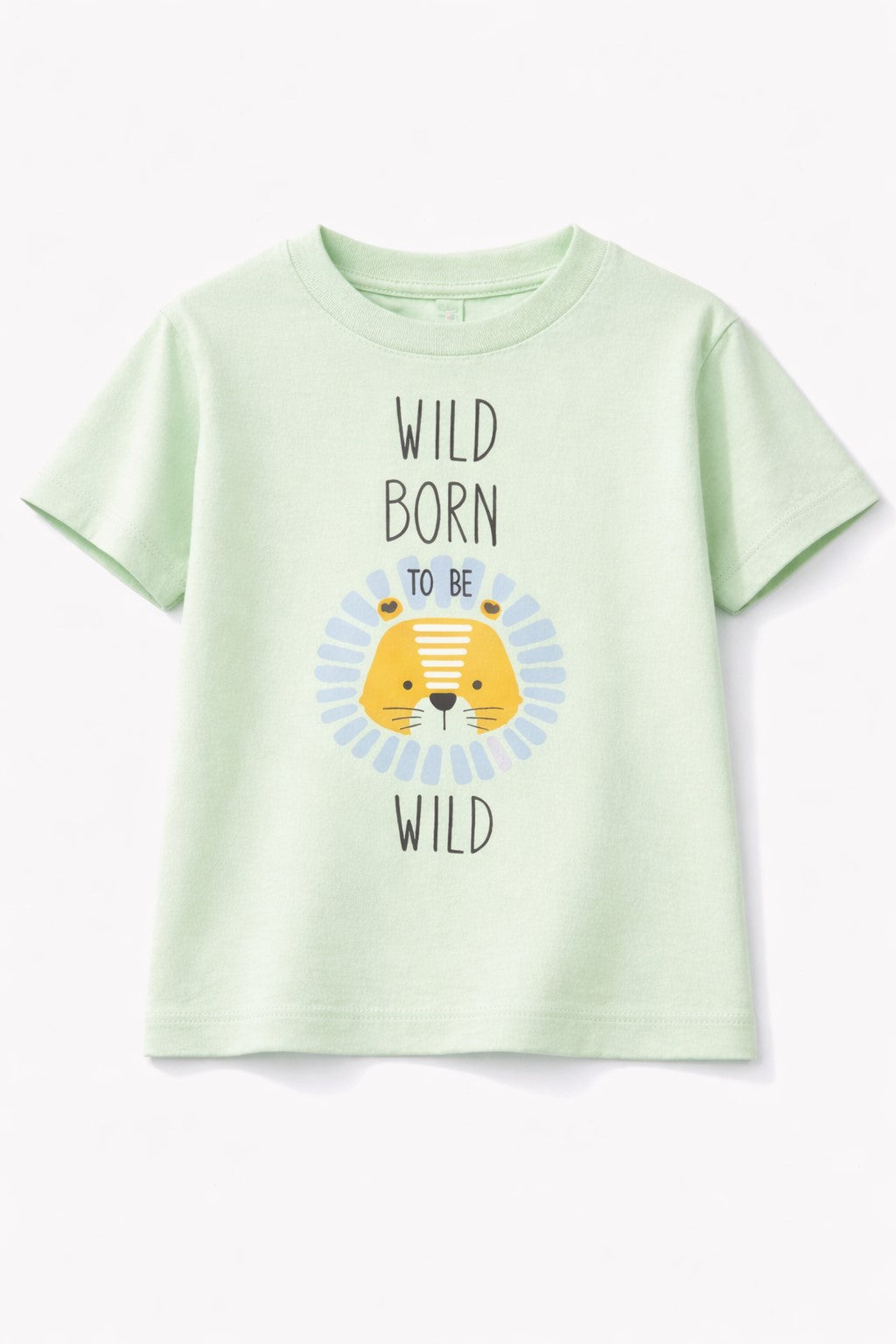 Cotton jersey Half Sleeves Wild Print T-Shirt