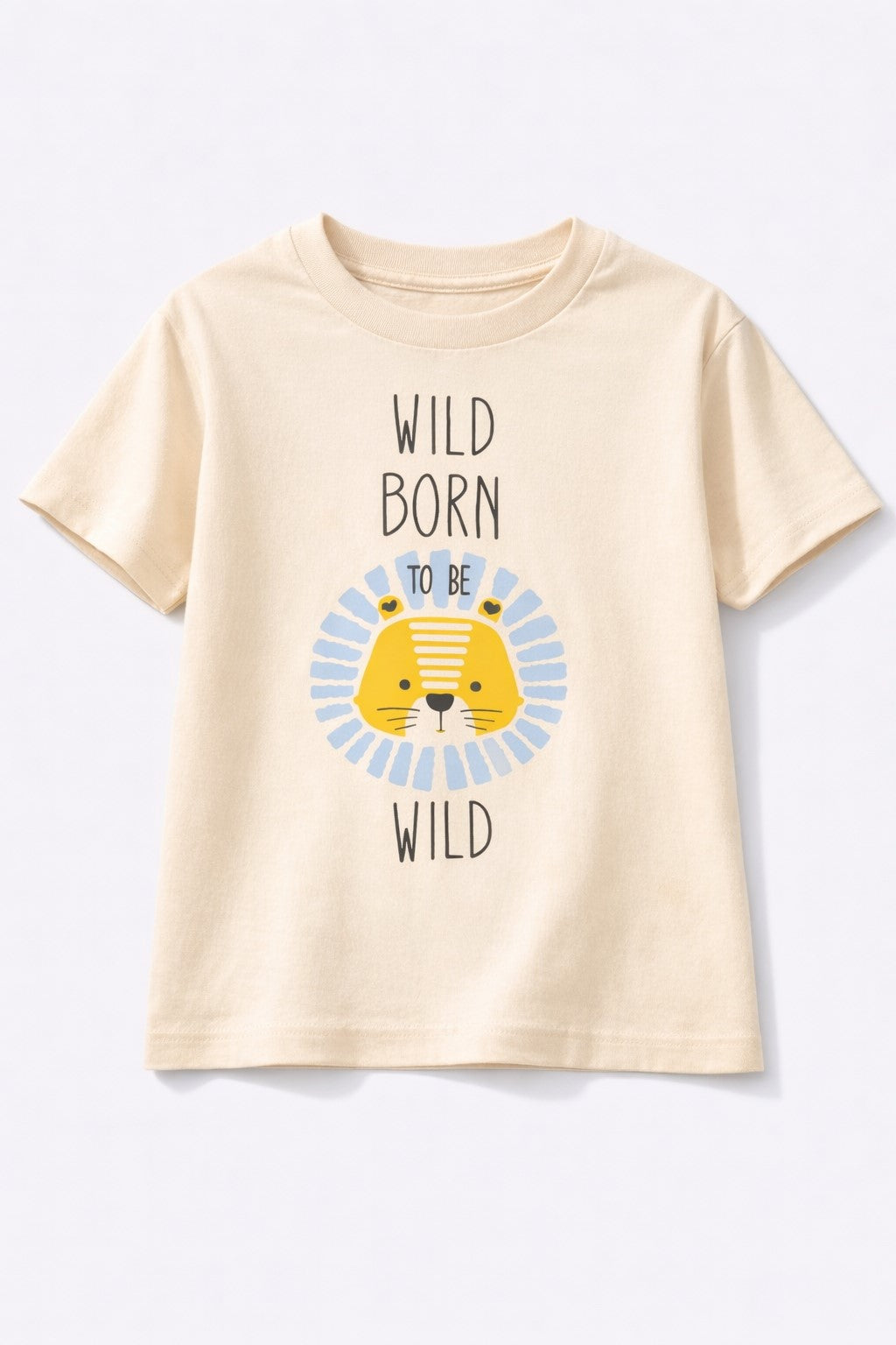 Cotton jersey Half Sleeves Wild Print T-Shirt