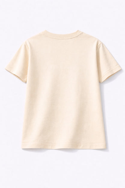 Cotton jersey Half Sleeves Wild Print T-Shirt
