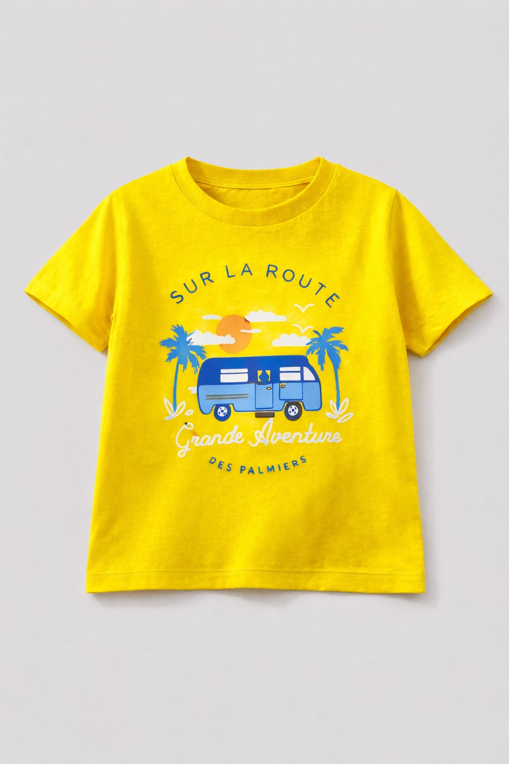 100% Cotton jersey Half sleeves Bus Print T-Shirt
