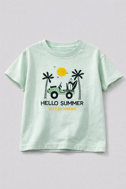 100% Cotton jersey Half sleeves Printed T-Shirt