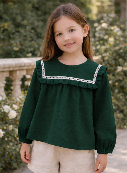 100% Cotton Full Sleeves Sold Top