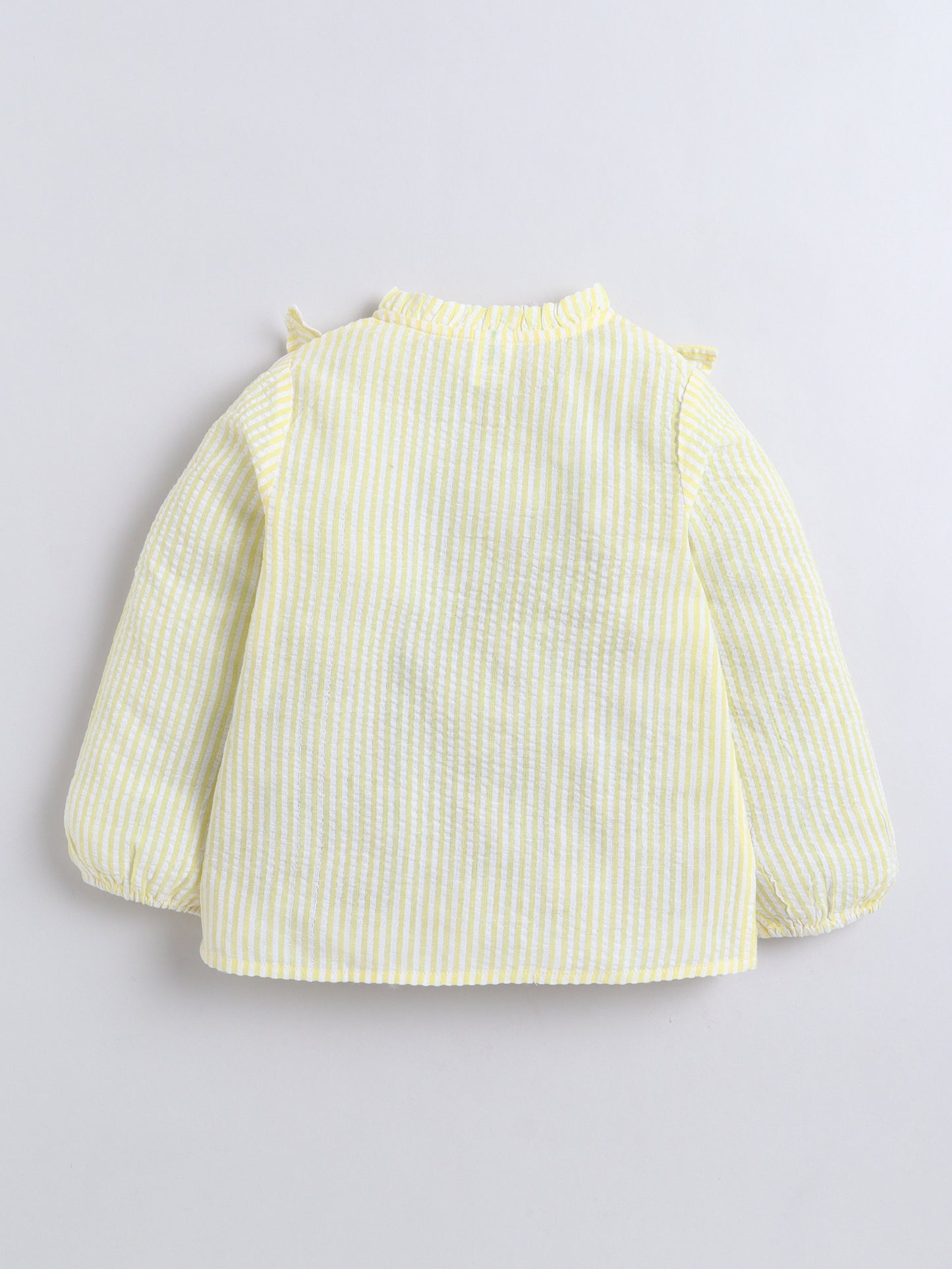 Aww Hunnie 100% Cotton Full Sleeves Stripes Front Open Shirt