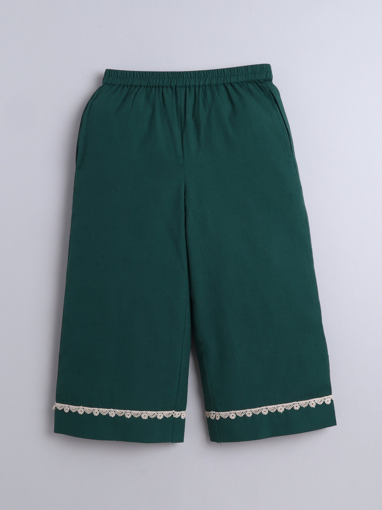 Cotton Slub Full Sleeves Front Button Top With 2 Front Pocket Bottom Co-ord set