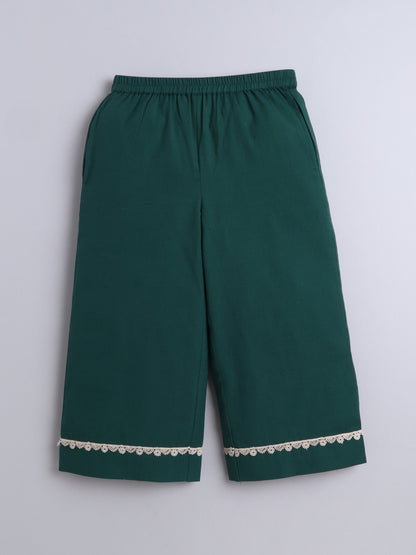 Cotton Slub Full Sleeves Front Button Top With 2 Front Pocket Bottom Co-ord set