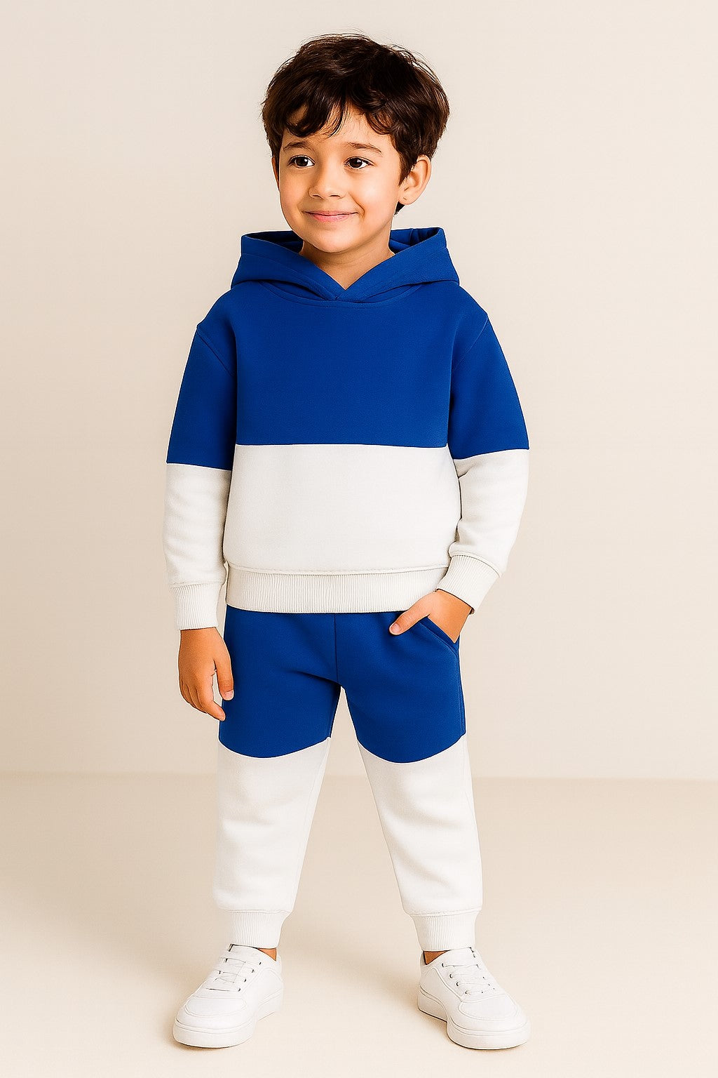 Cotton Fleece Full Sleeves Huddy Jogger Set