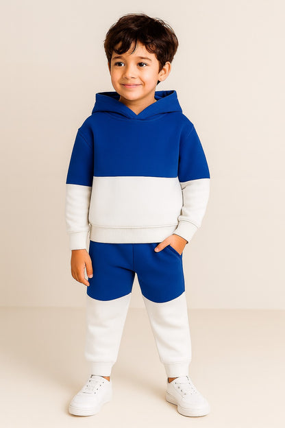 Cotton Fleece Full Sleeves Huddy Jogger Set