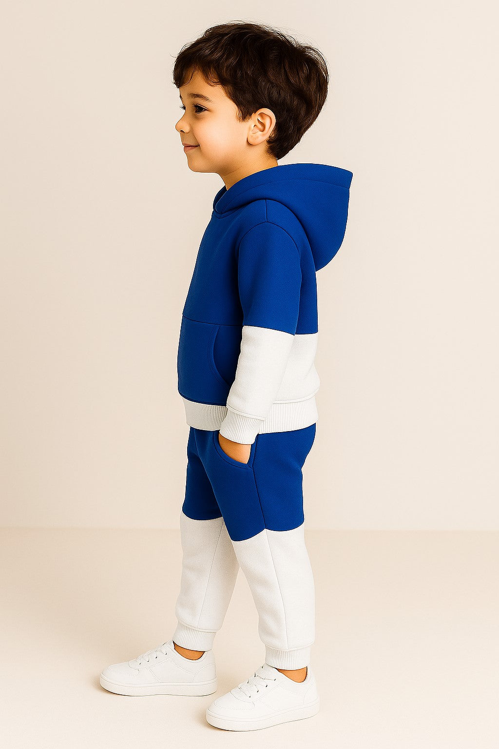 Cotton Fleece Full Sleeves Huddy Jogger Set